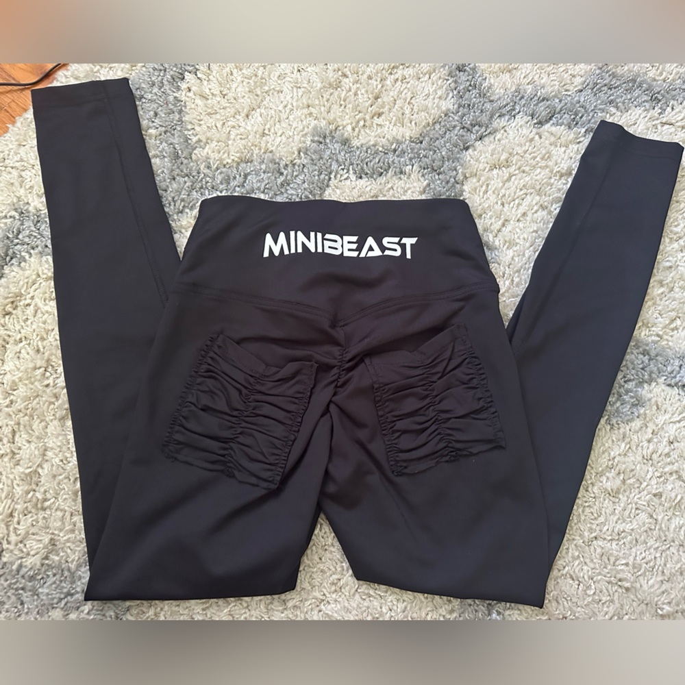 Mini Beast Black Leggings with Pockets